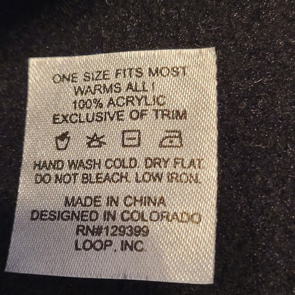 Loop Skull Neck Scarf Green Gaiter Neck Warmer Knit Fleece Lined Goth Grunge NEW - Picture 5 of 5